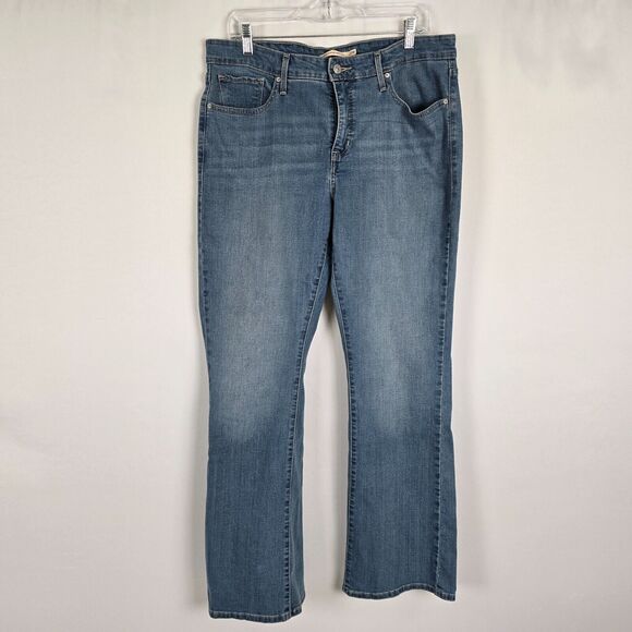 Levi Strauss 315 Jeans Women's 16 *** Shaping Bootcut Blue See Measurements - Picture 1 of 16